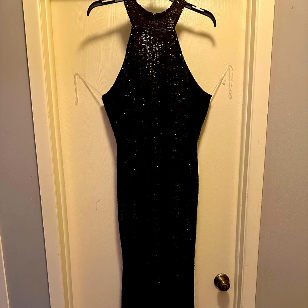 Sequence gown and no sleeves